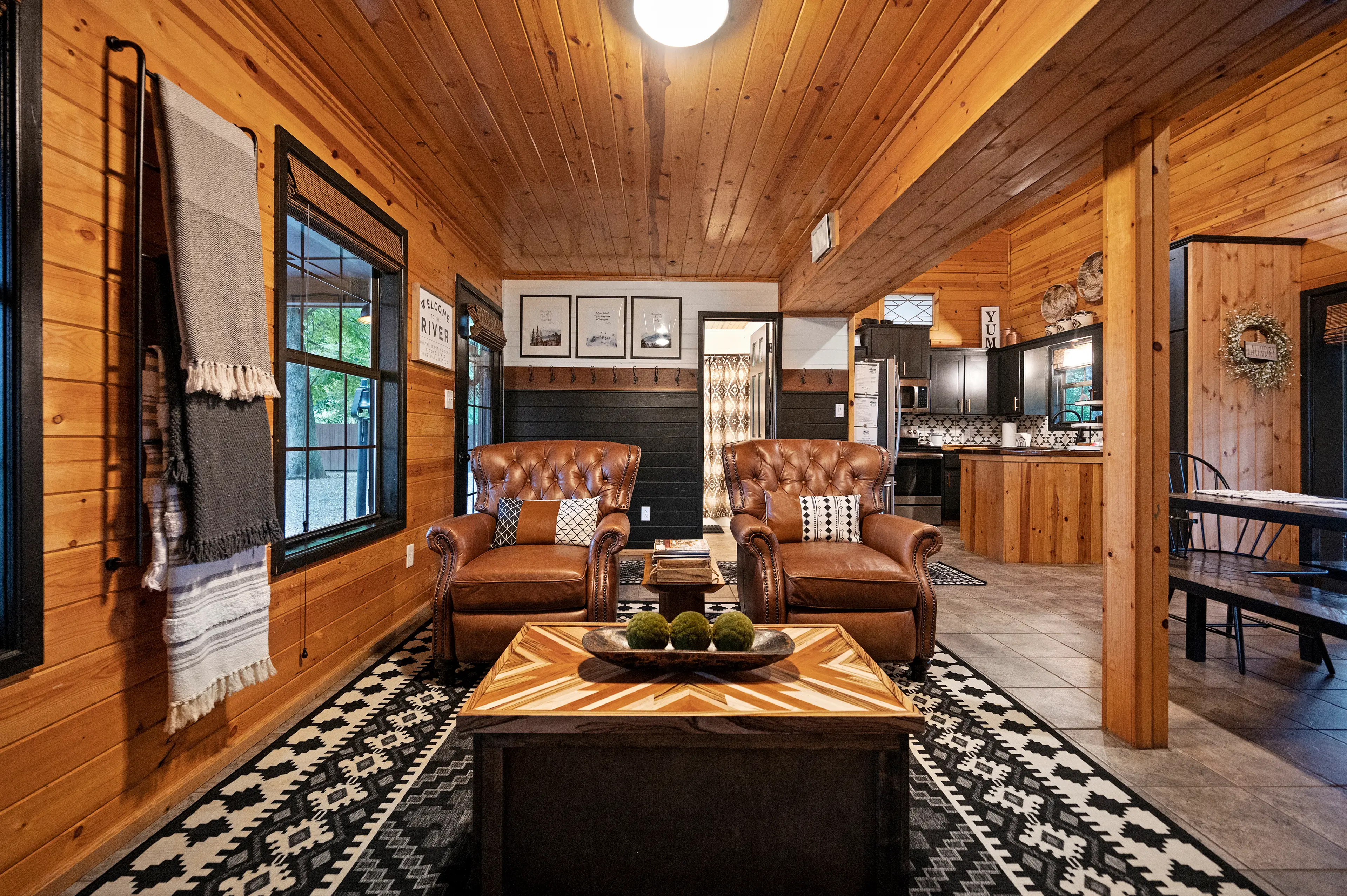 Open downstairs floor plan