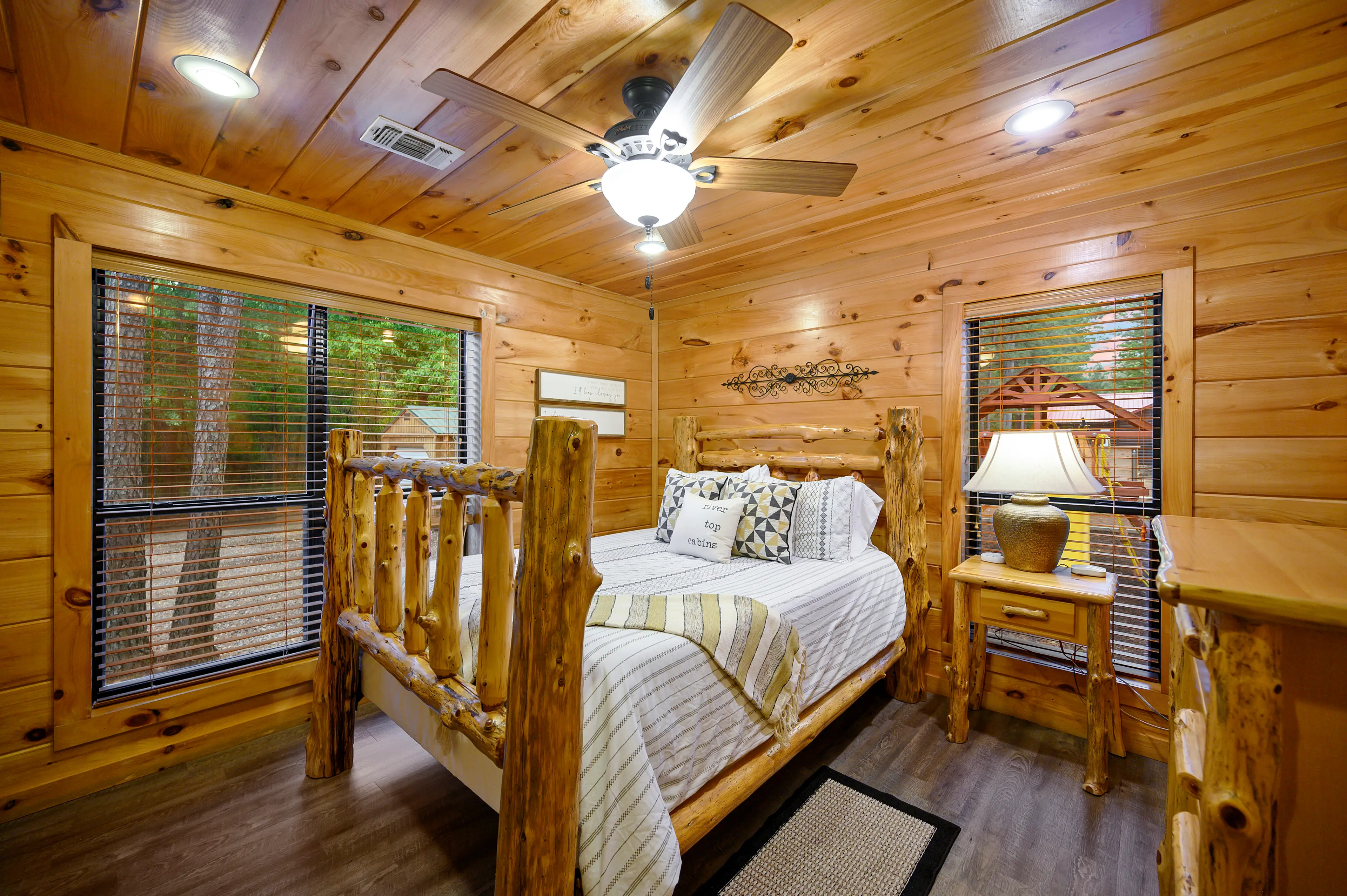 Downstairs queen bedroom
