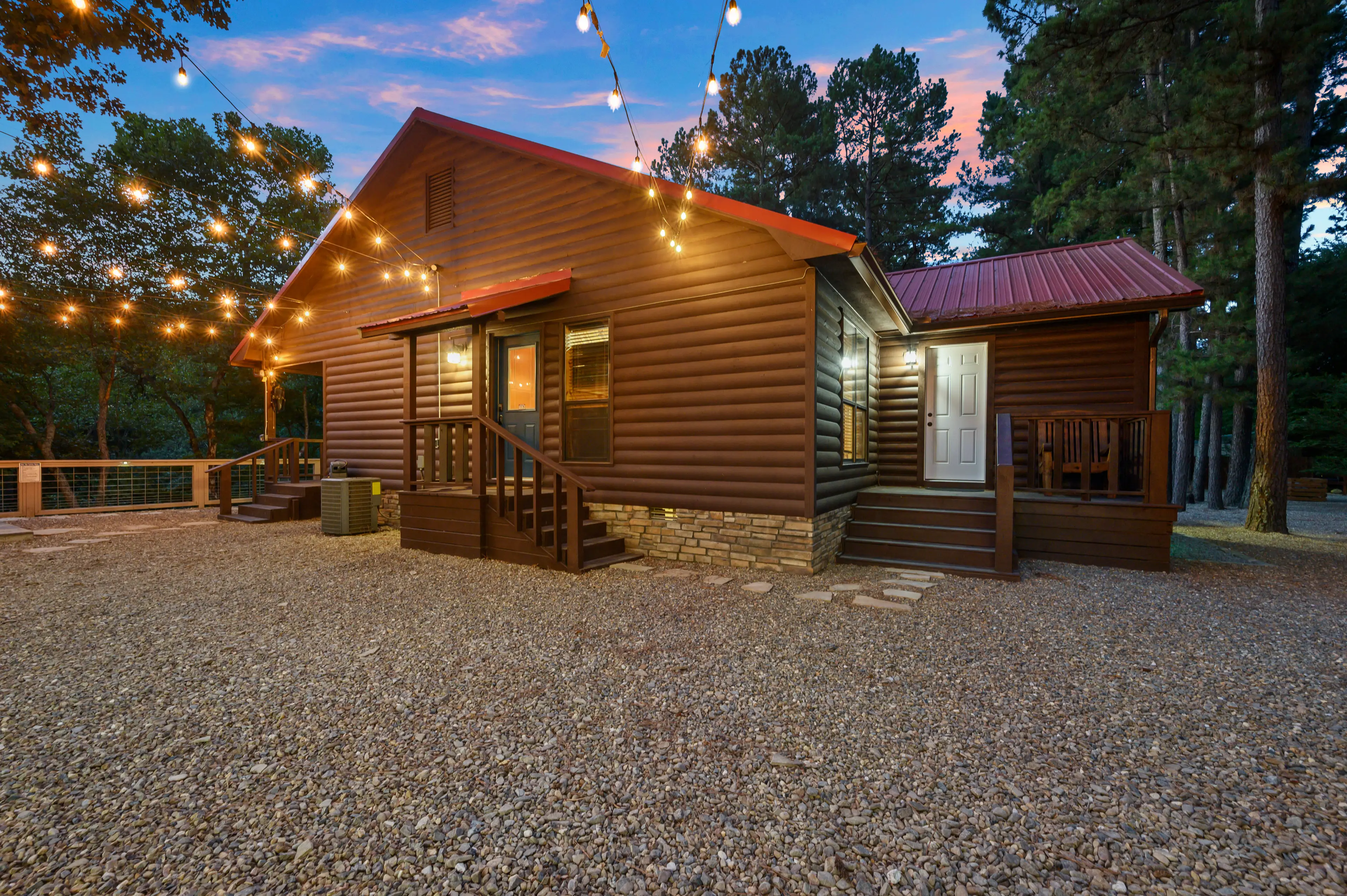 Throw out the corn hole boards, build a fire in the fire pit, or just sit and relax!