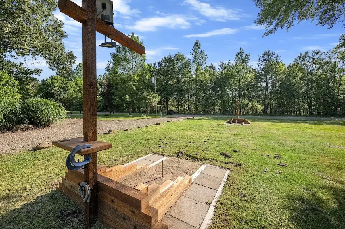 Enjoy a game of horseshoes!
