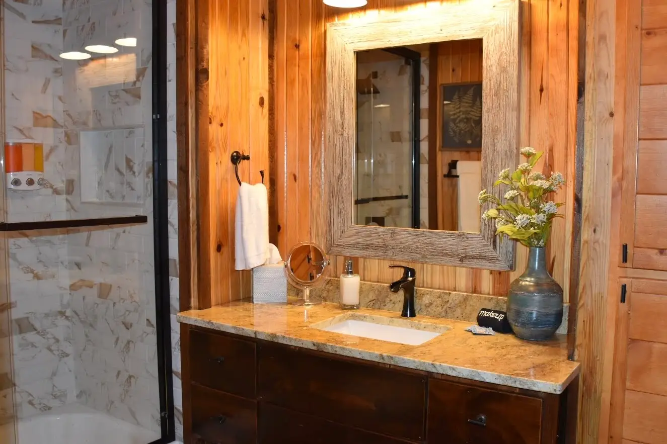 Master bath vanity