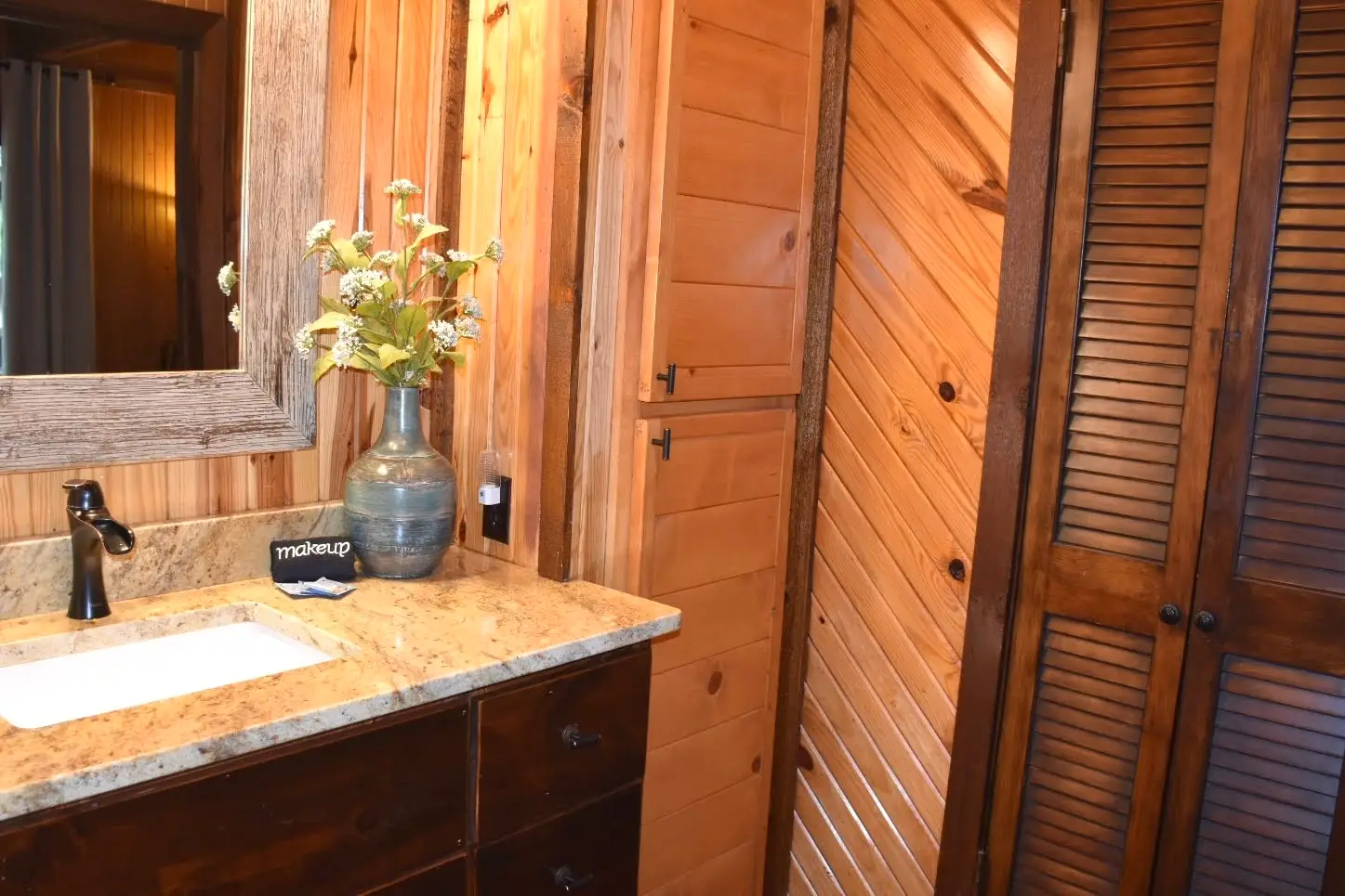 Tons of storage in the master bath