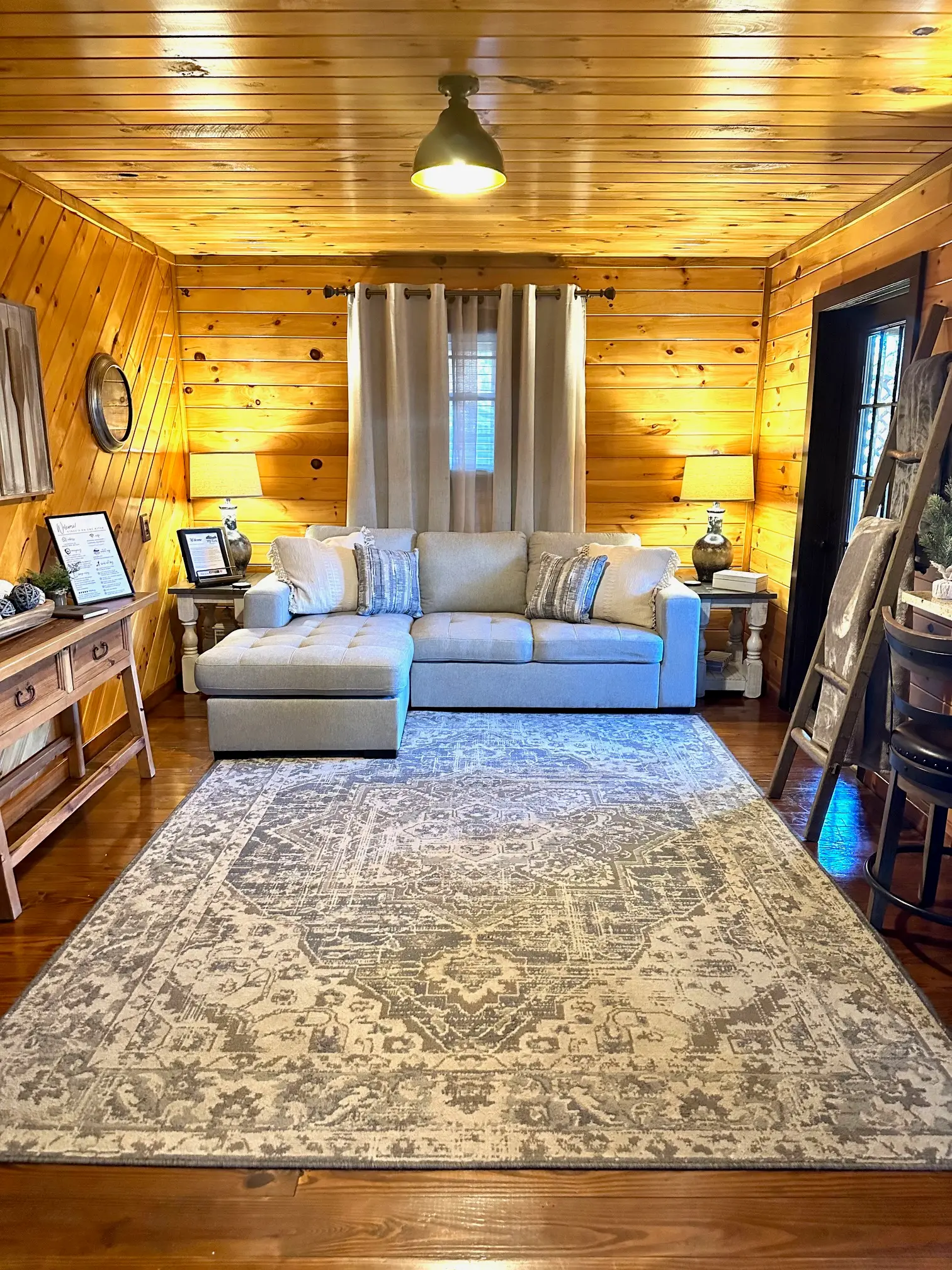 New comfy seating in the living area!