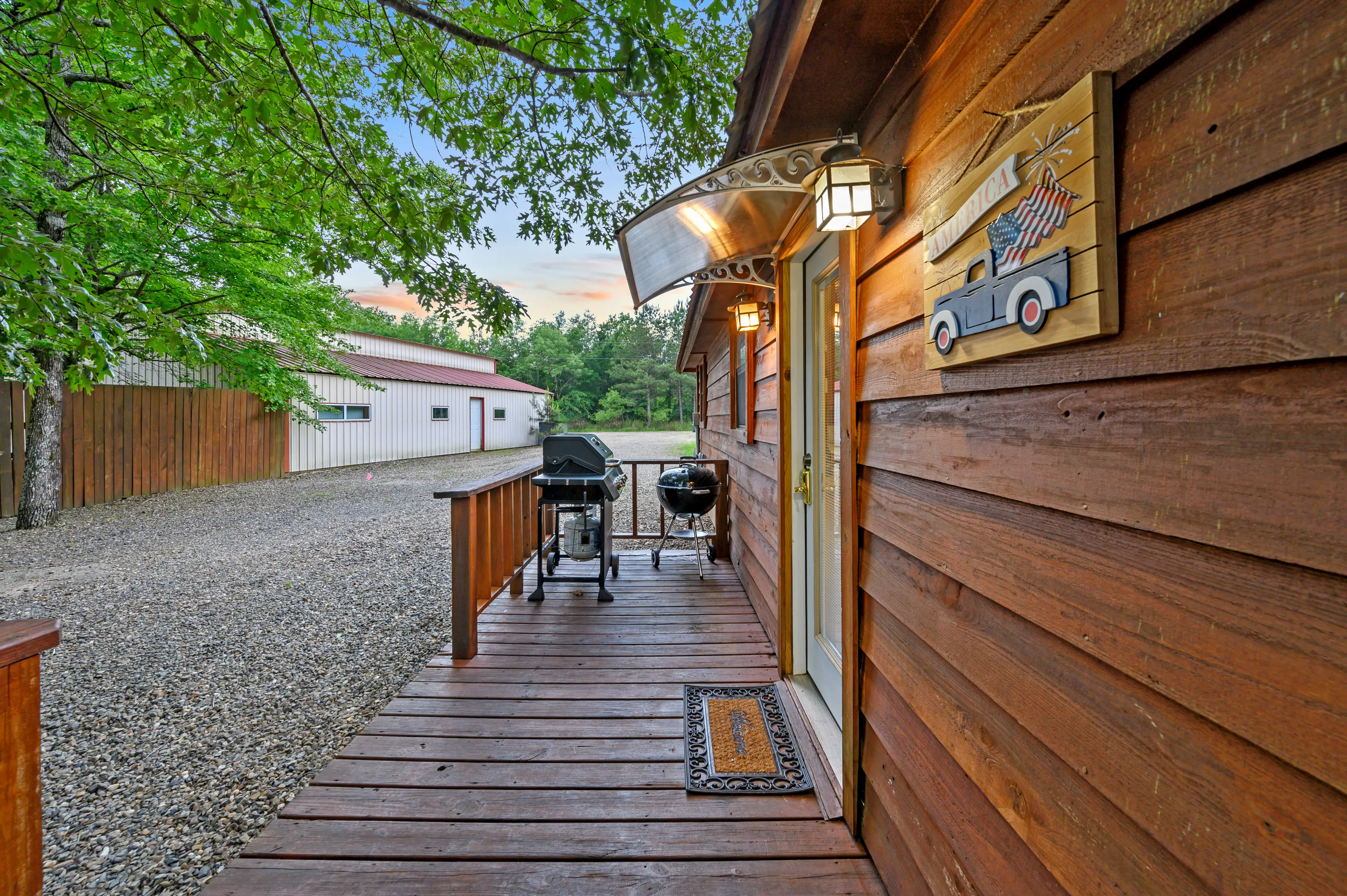 Burgundy has a charcoal and propane grill for guests to use!