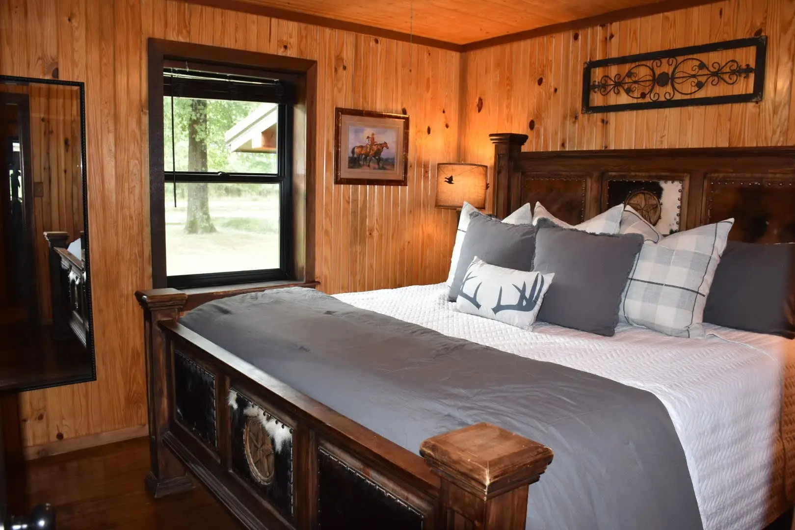 All the bedrooms have windows for natural light with light blocking wooden blinds when needed!