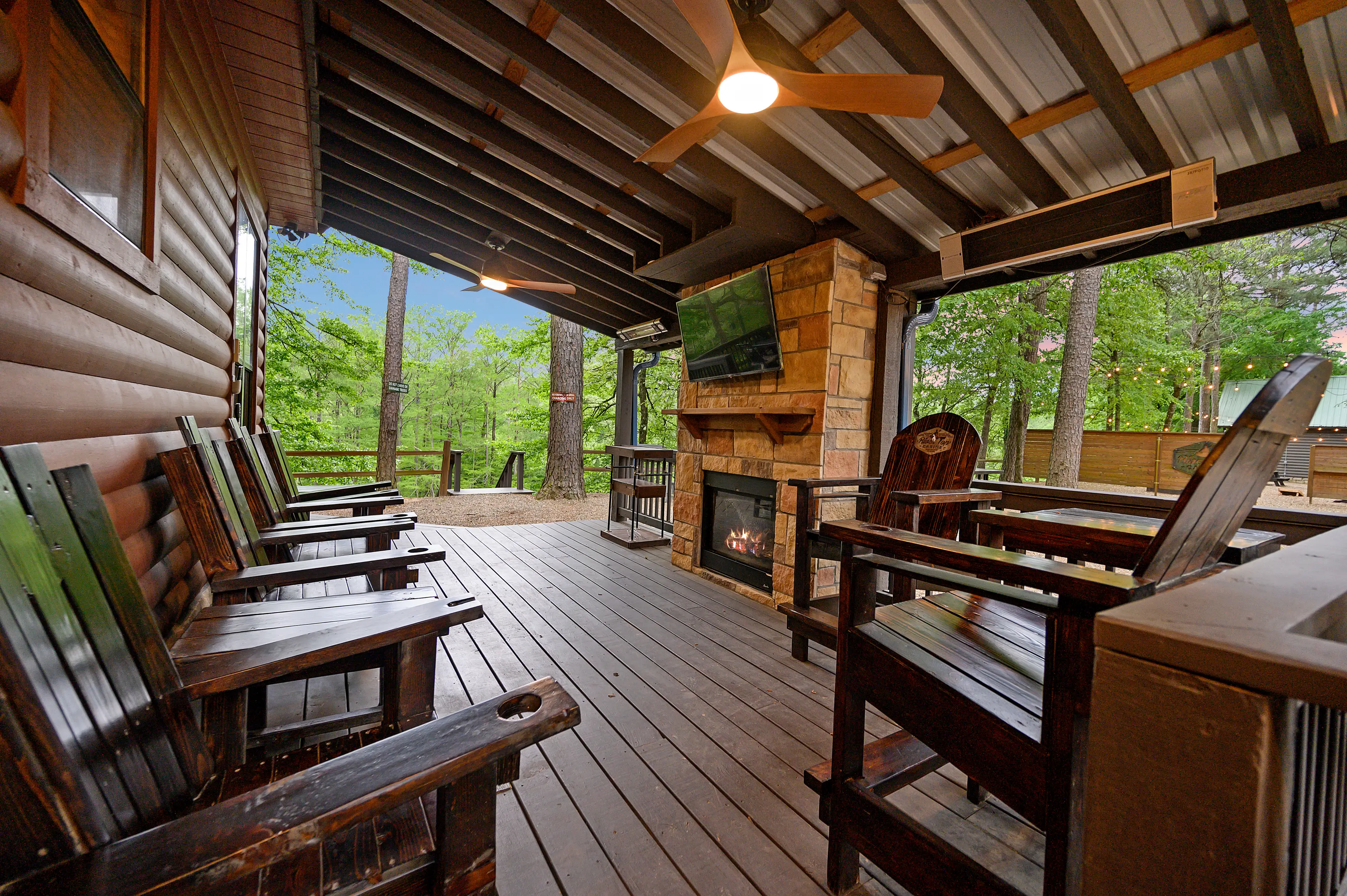 Plenty of seating at the patio!