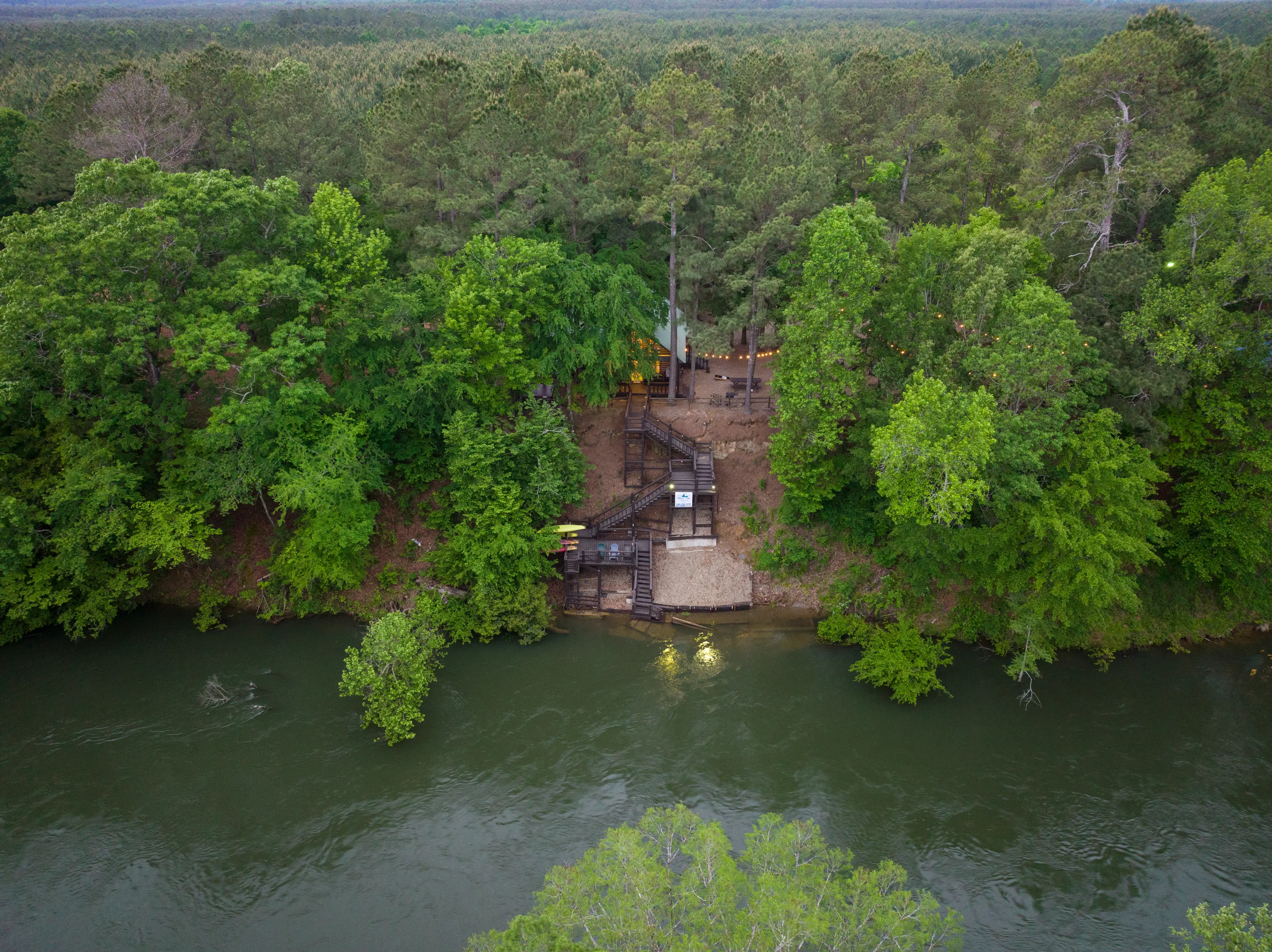 Come stay on the Mt Fork River with us!