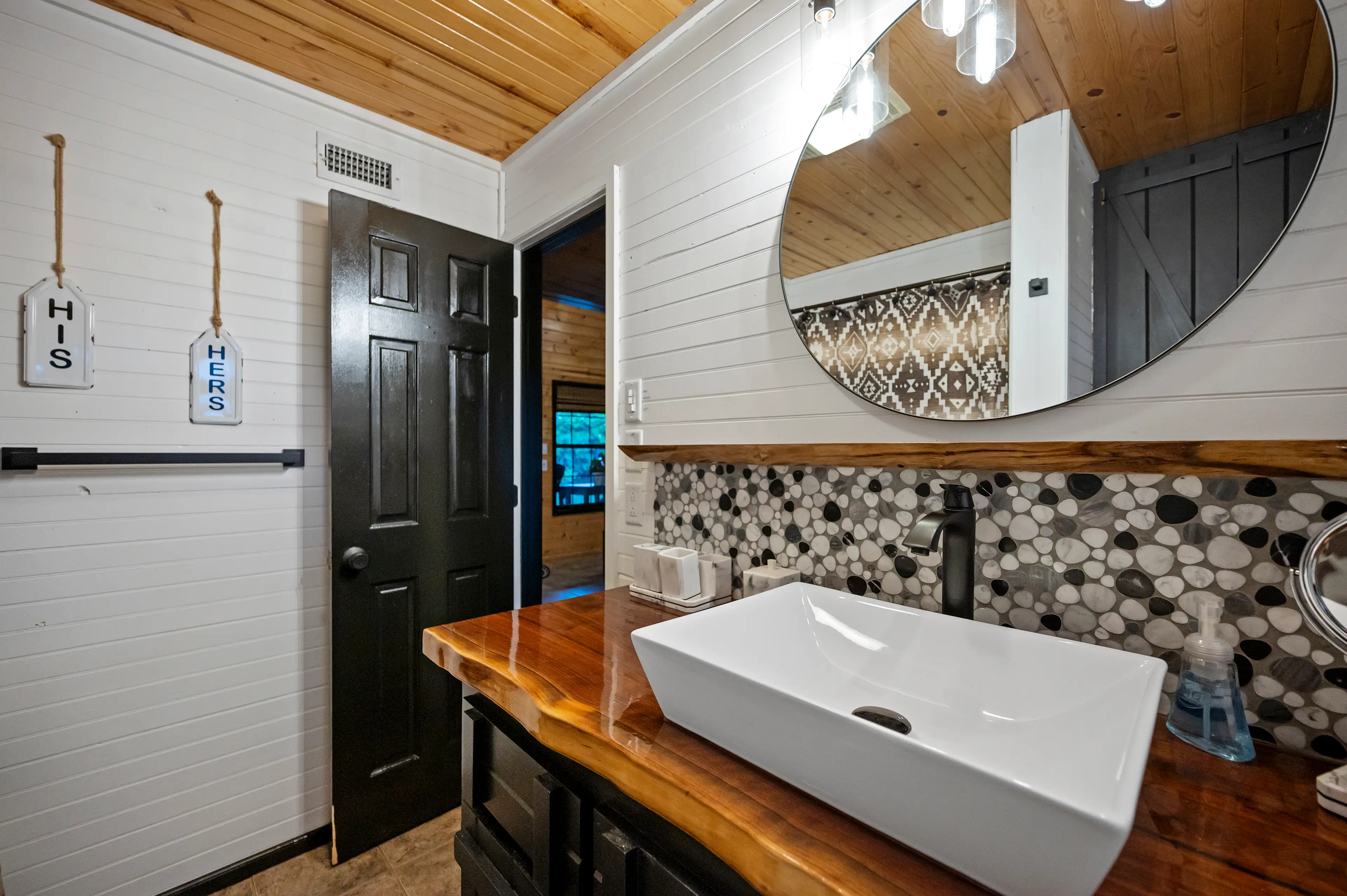 full bath located downstairs