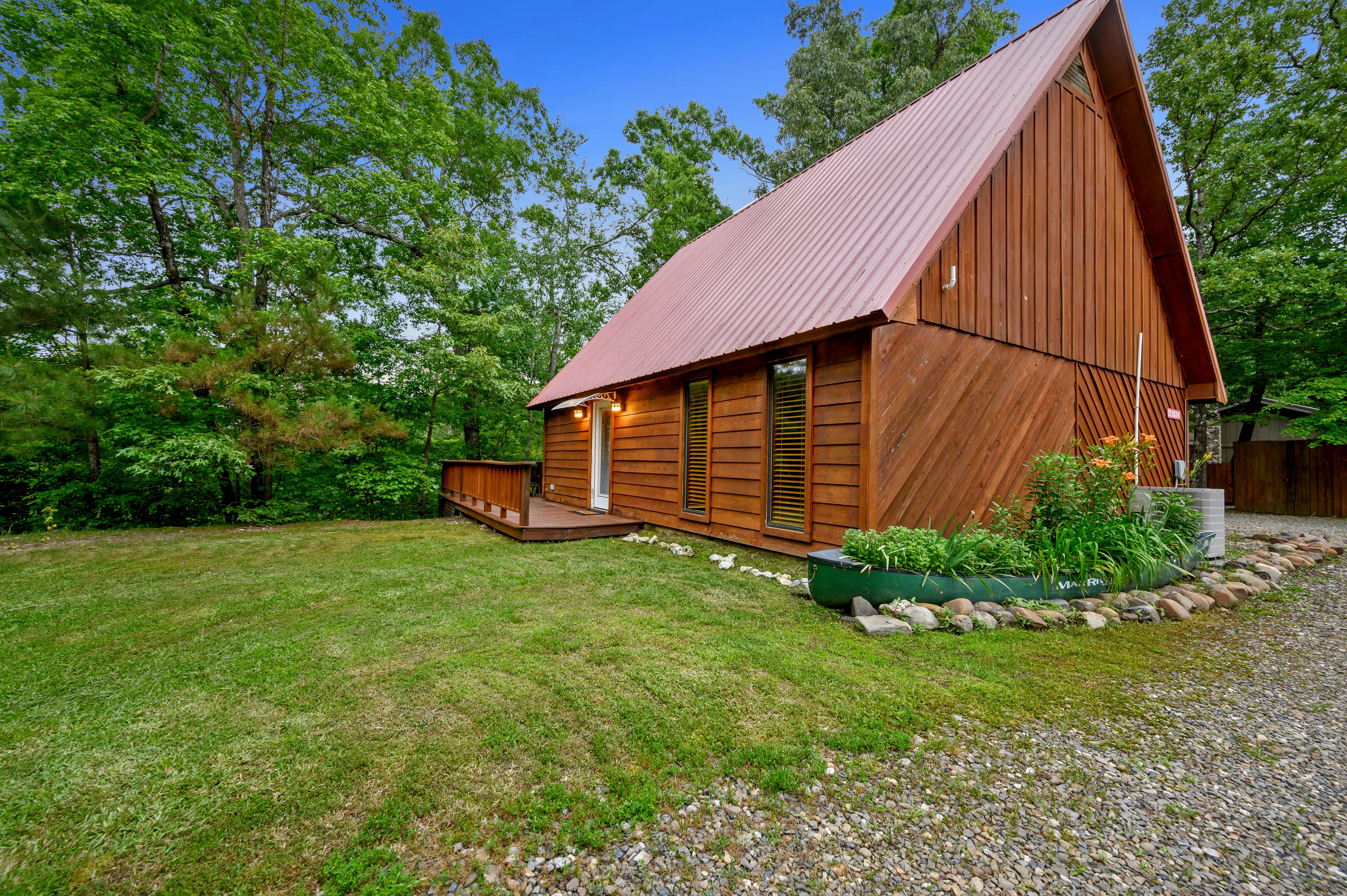 You'll find ample parking and a nice size yard at Burgundy.