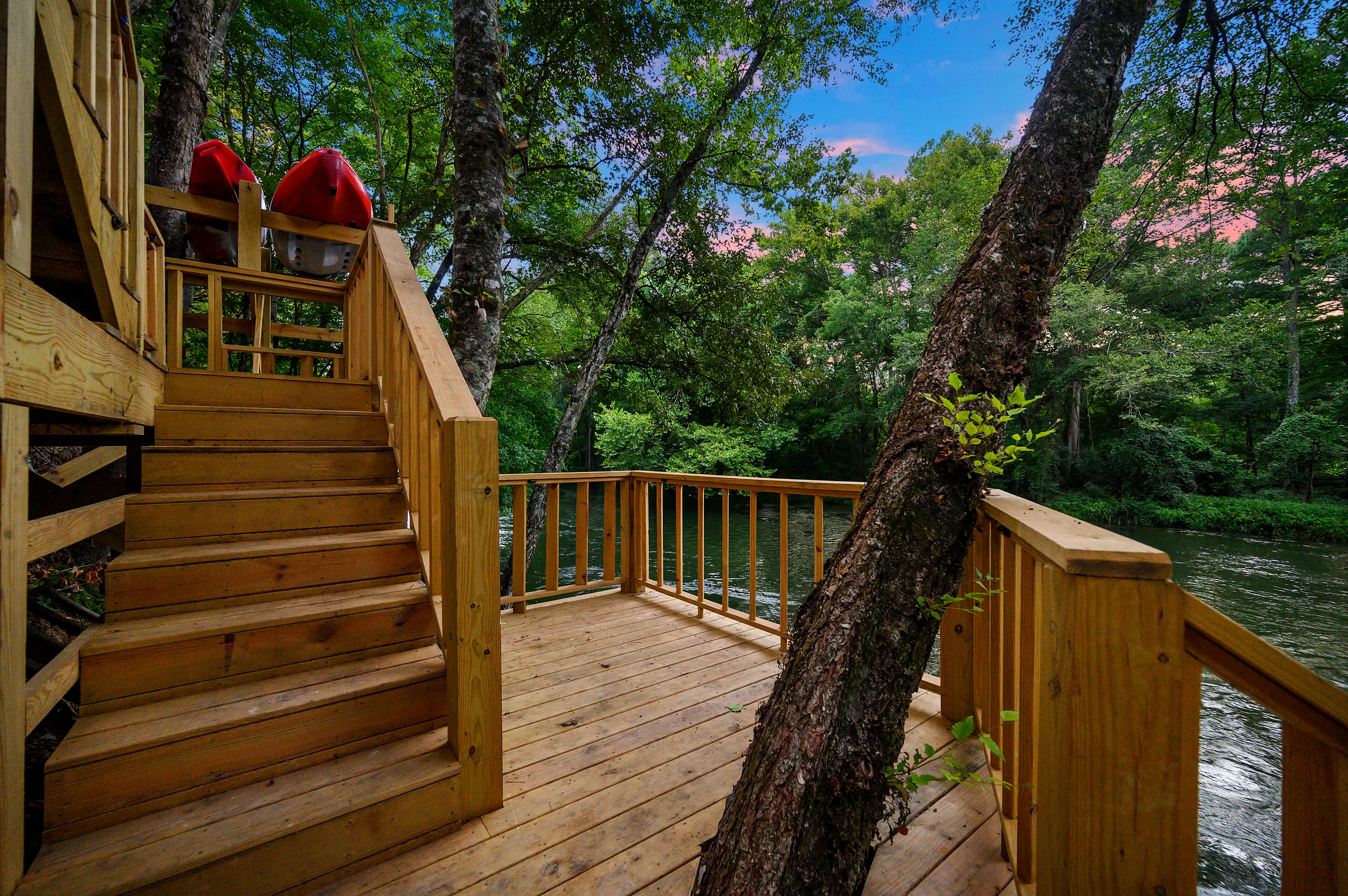 Kayaks included in rental rates!