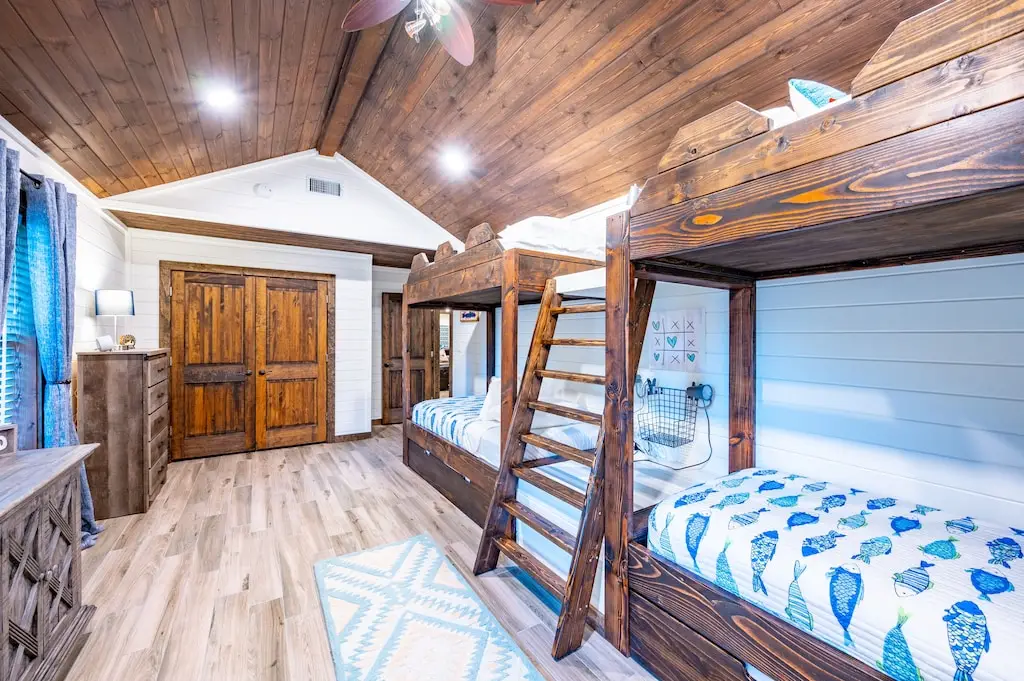 All of the bedrooms have closets and dressers to make yourself at home.