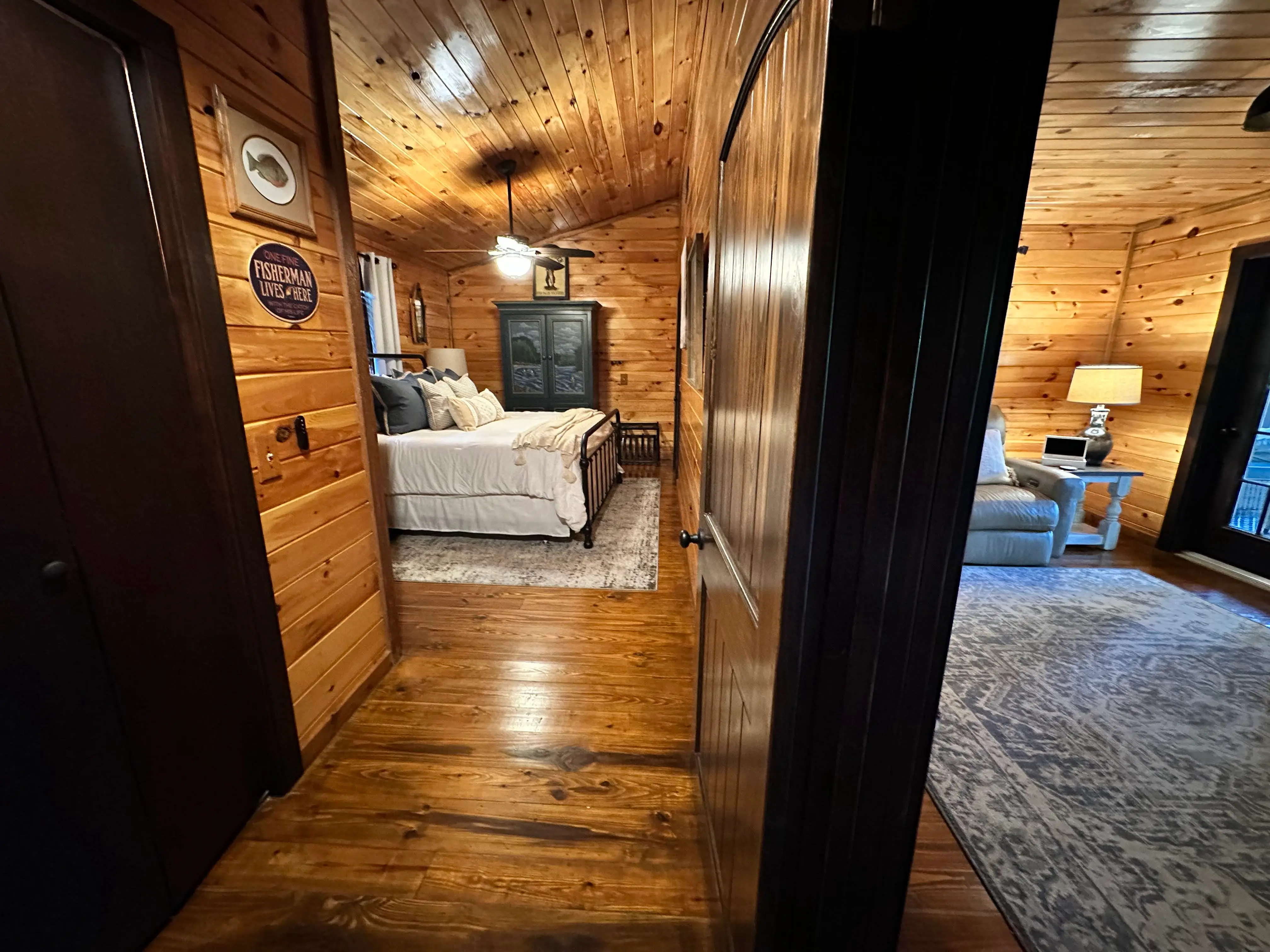 Small hall leading to the king bedroom