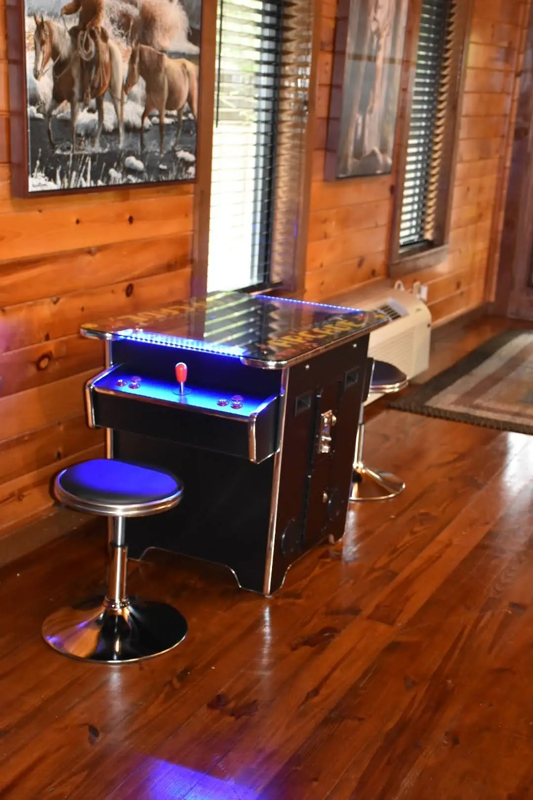 The den has an arcade and foosball!