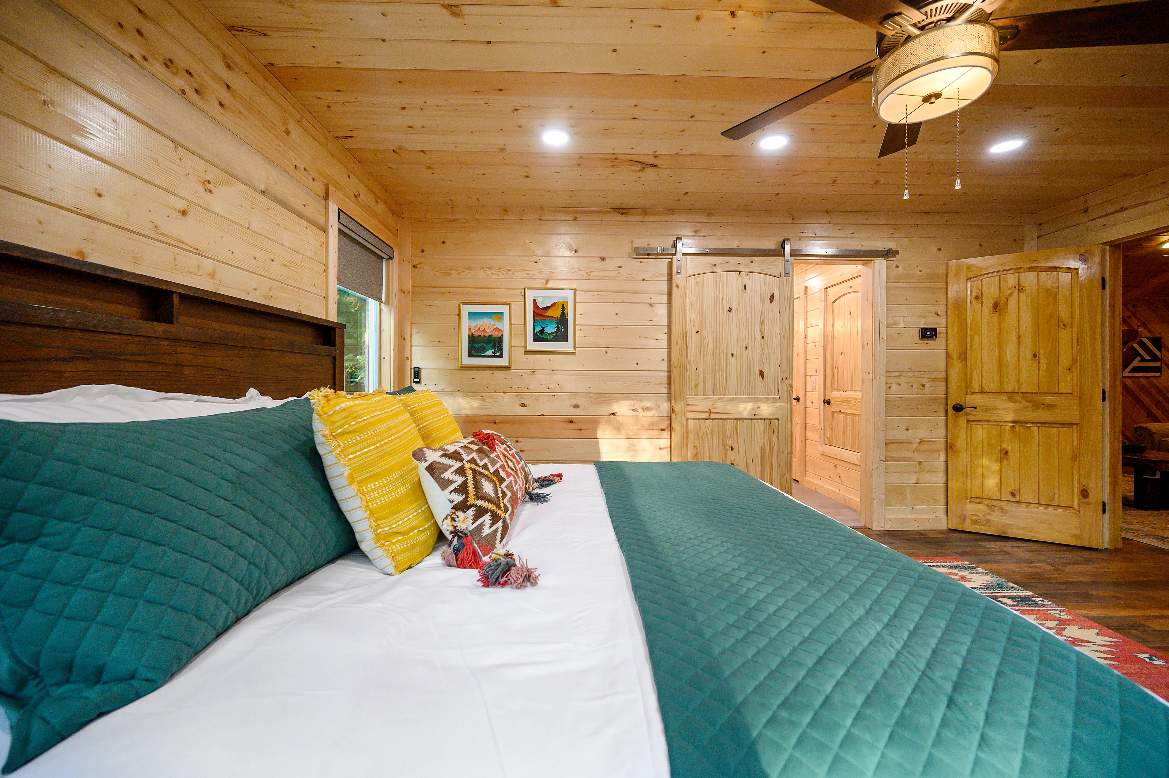 This master has its own ensuite with a walk-in shower!