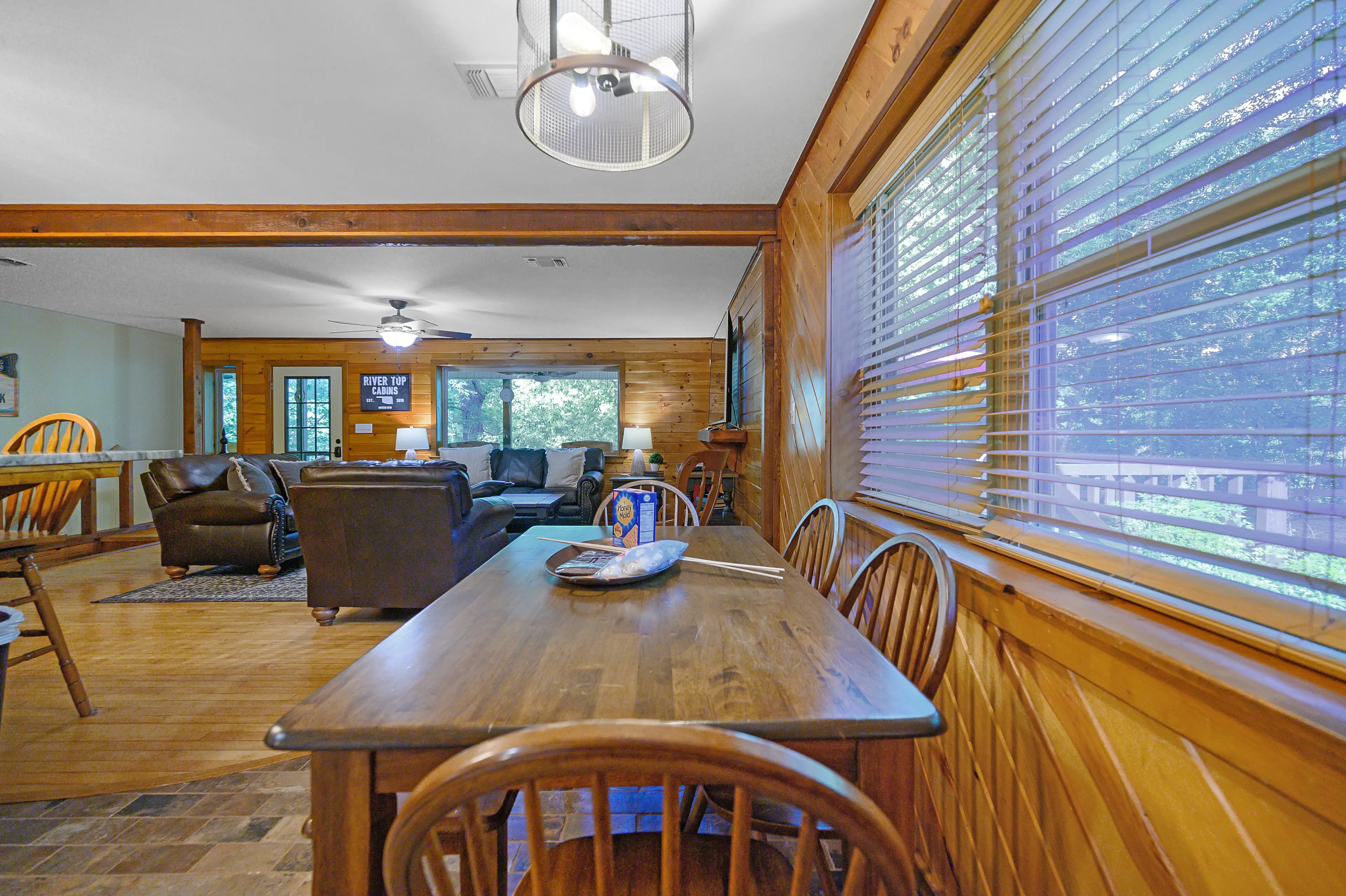 Plenty of space to enjoy meals inside!
