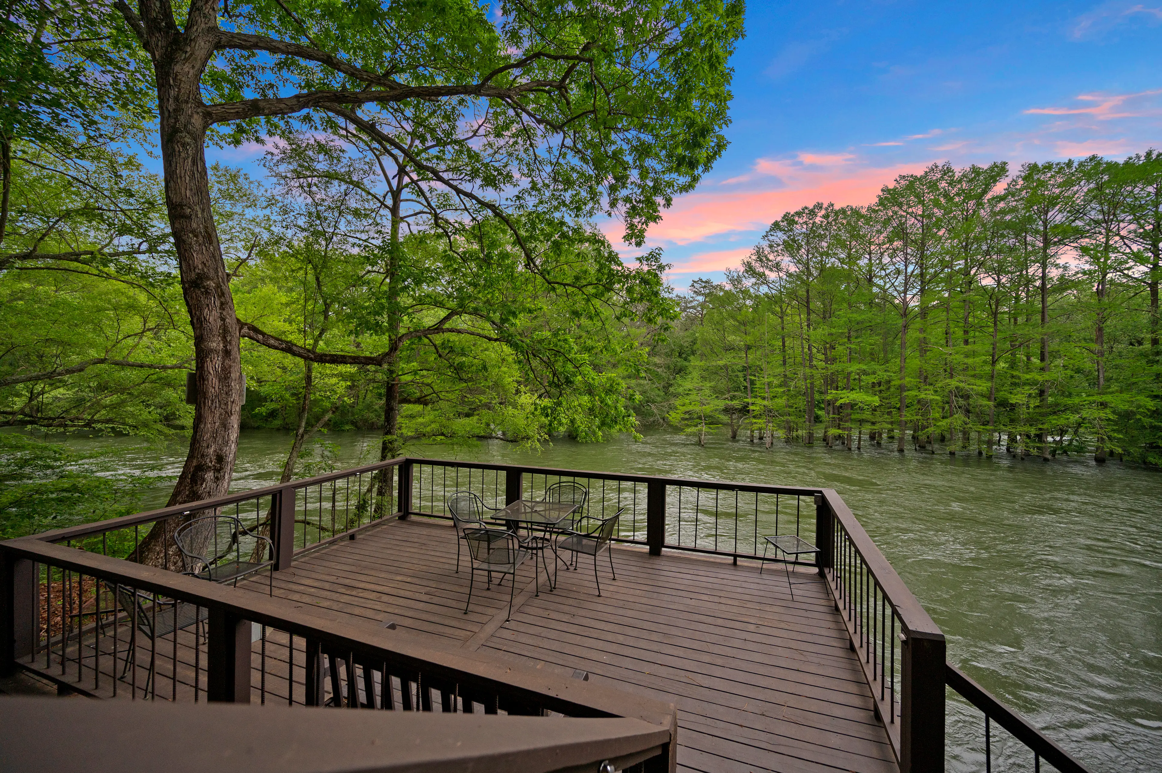The river deck!