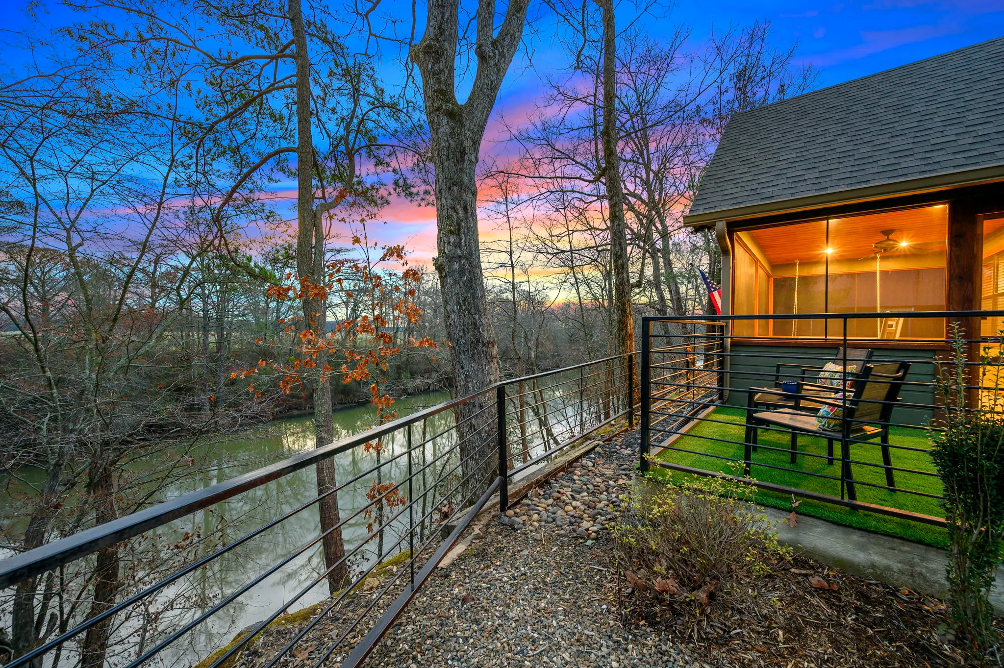 The views from the cabin are amazing!