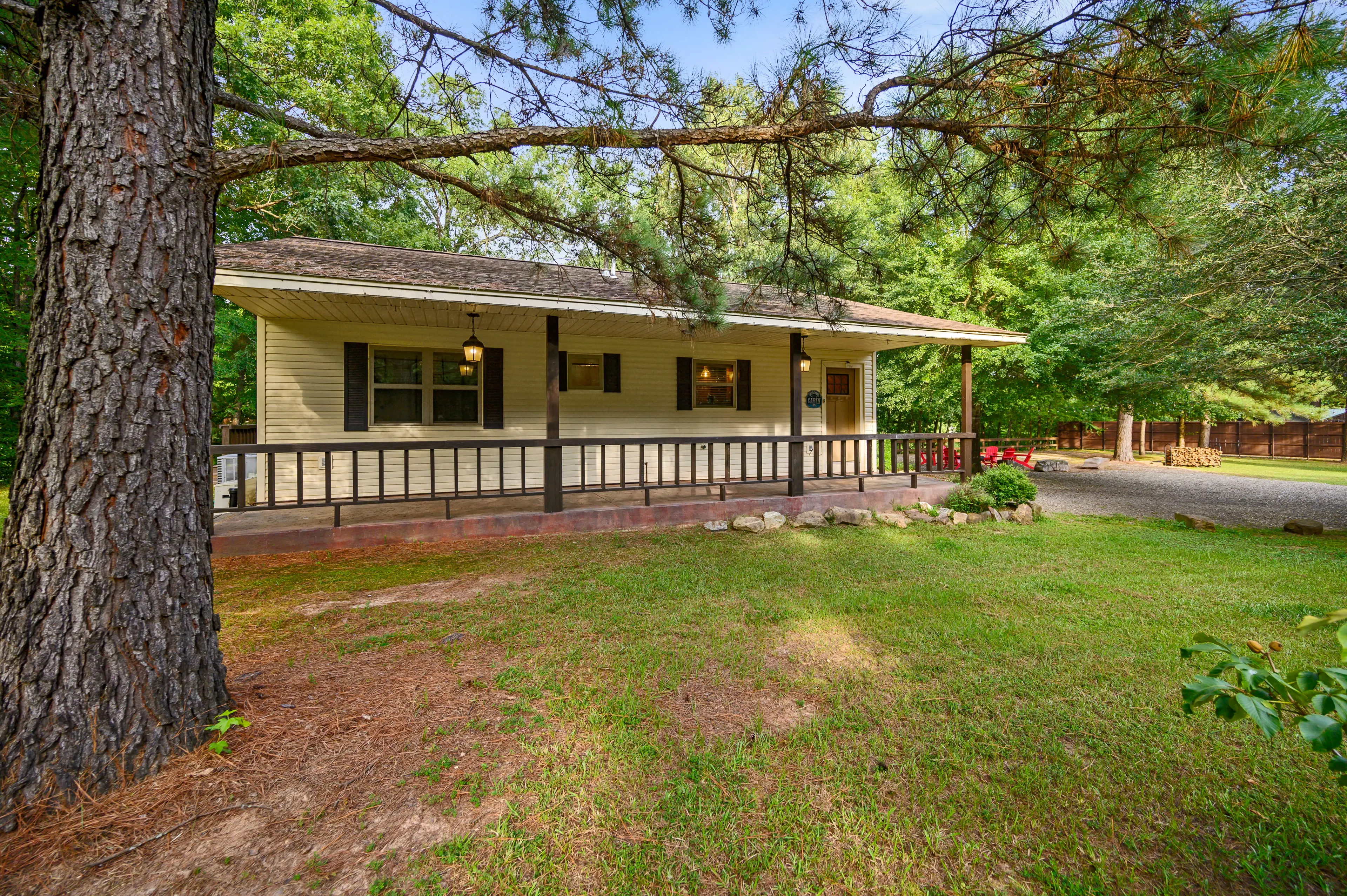 River Ridge has three full porches; one on the front and two on the back!